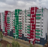 Ход строительства дома 16 в ЖК Вишневая Горка -