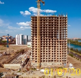Ход строительства дома № 5.1 в ЖК Новоостровский -