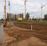 Ход строительства дома 1 в ЖК Калина -