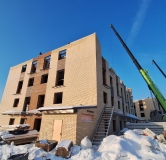 Ход строительства дома 36 в ЖК Альпийский квартал -