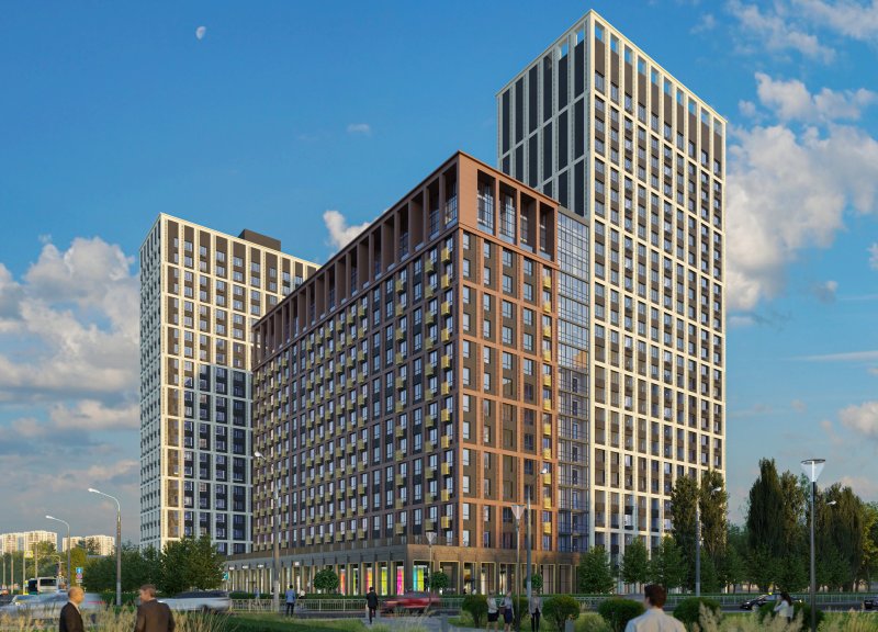 Дом 19, секции 1-3 (1 этап) в ЖК Притяжение - фото 1