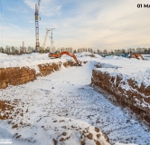 Ход строительства дома 3.2 в ЖК Родные росы -