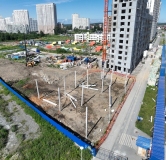 Ход строительства дома 1Д в ЖК На Тенистой -